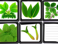 草药本草清单大青叶饮片形态说明