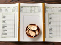 草药本草清单猪苓饮片切面说明